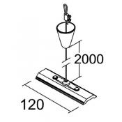  Kit de suspension pour rail 3 