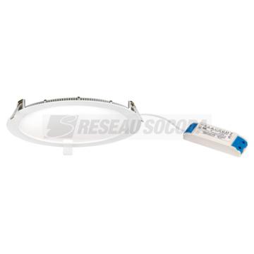  FLAT LED-Downlight rond fixe b 