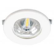  S1200 - Encastre rond blanc 70 