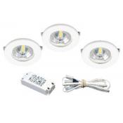 KIT S1200 LED - Encastres blan 