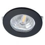  S1200 - Encastr� rond noir O70 