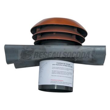  Ent/sort air toiture gris diam 