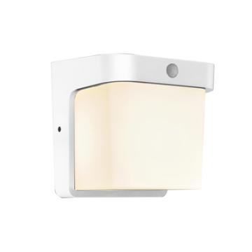  CUBE APPLIQUE-E27-IP65-BLANC-D 