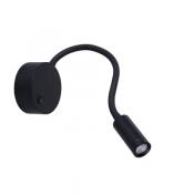  LISO APPLIQUE LED-3W-NOIR-3000 