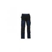  PANTALON TISSU EXTENSIBLE BLEU 