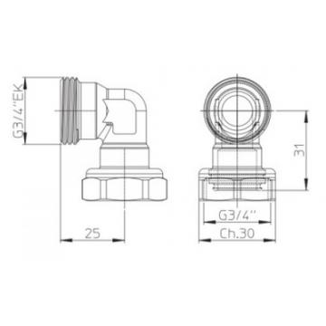  Coude � 90� pour Dkn Alt HPC - 