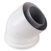  Coude Pp/aluminum 80/125 mm 45 