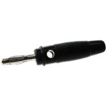  4MM PROF. BANANA PLUG BLACK (P 