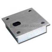  Bo�tier inox � encastrer avec 