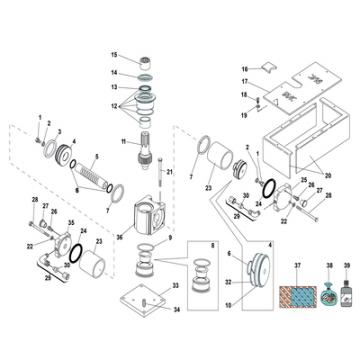  VERIN hydraulique pour caisson 