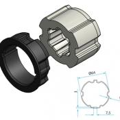  tm2 adaptateur ad45 pr tube zf 