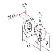  tm2 sup58 - clip support_1pc 