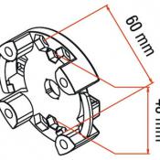  tm2 sup45 - clip support_1pc 