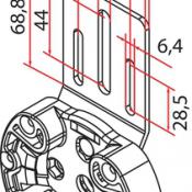  tm2 sup45 - clip support monob 
