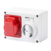  SOC.PR.VE.H.A.F.2P+T 16A 400V 