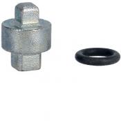  Insert serrure carr 8X8mm pou 
