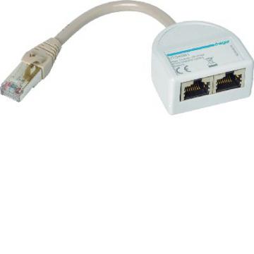  Eclateur de port 1 RJ45 vers 2 