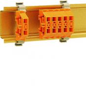  Mini Borne rail DIN 2,5 Orange 