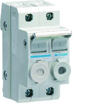  Porte-fusible combin 1P+N 20A 