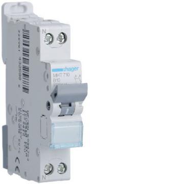  Disjoncteur 10A 1P+N 4,5-6kA C 
