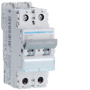  Disjoncteur 2P 6-10kA courbe B 