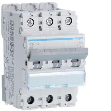  Disjoncteur 16A 3P 6-10kA Cour 