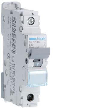  Disjoncteur 6A 1P 6-10kA Courb 