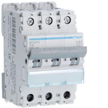  Disjoncteur 10A 3P 6-10kA Cour 