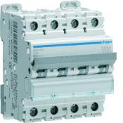  Disjoncteur 10A 4P 6-10kA Cour 