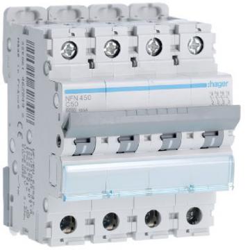  Disjoncteur 50A 4P 6-10kA Cour 
