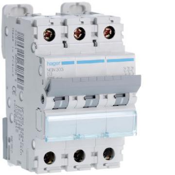  Disjoncteur 3A 3P 6-10kA Courb 