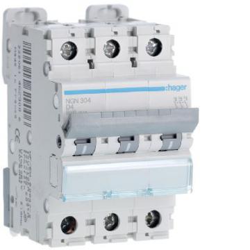  Disjoncteur 4A 3P 6-10kA Courb 