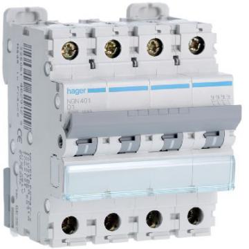  Disjoncteur 1A 4P 6-10kA Courb 