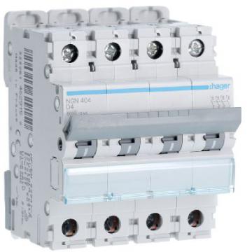  Disjoncteur 4A 4P 6-10kA Courb 