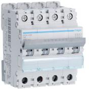  Disjoncteur 6A 4P 6-10kA Courb 