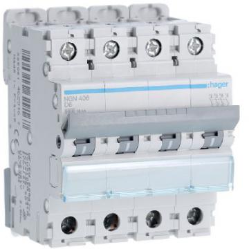  Disjoncteur 6A 4P 6-10kA Courb 