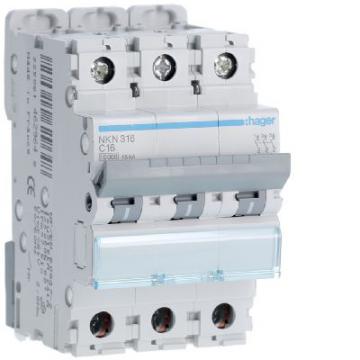  Disjoncteur 16A 3P 10-15kA Cou 