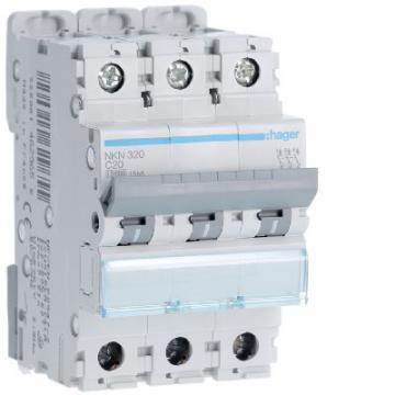  Disjoncteur 20A 3P 10-15kA Cou 
