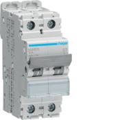  Disjoncteur 6A 2P 25kA Courbe 