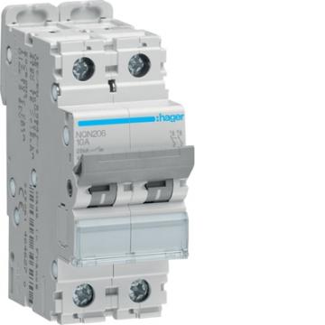  Disjoncteur 6A 2P 25kA Courbe 