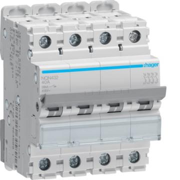  Disjoncteur 32A 4P 20kA Courbe 