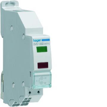  Voyant double LED 230VAC vert 