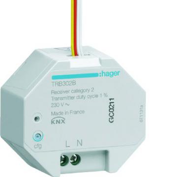  2 Entres  encastrer 230V KNX 
