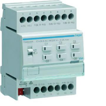  Rgulateur KNX 6 sorties chauf 