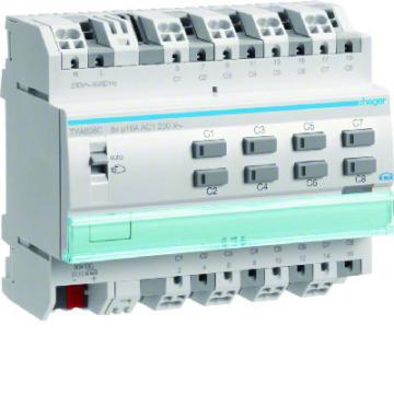  Module 8 sorties 16A 230V~ ave 