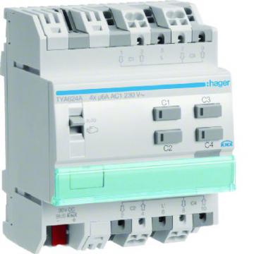  Actionneur KNX 4 moteurs volet 