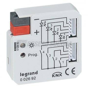  KNX INTERFACE 4 ENTREES 