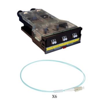  CASSETTE LC DU 6 FIBRES MM CO 