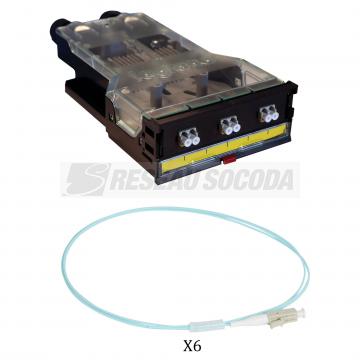  CASSETTE LC DU 6 FIBRES MM CO 