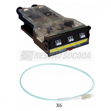  CASSETTE LC DU 6 FIBRES MM CO 